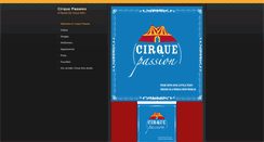 Desktop Screenshot of cirquepassion.com